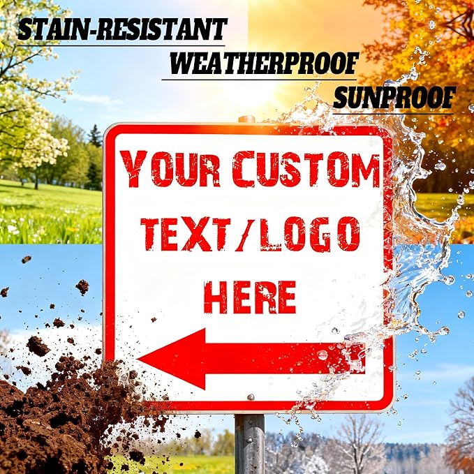 Custom Square Directional Signs - Image 3