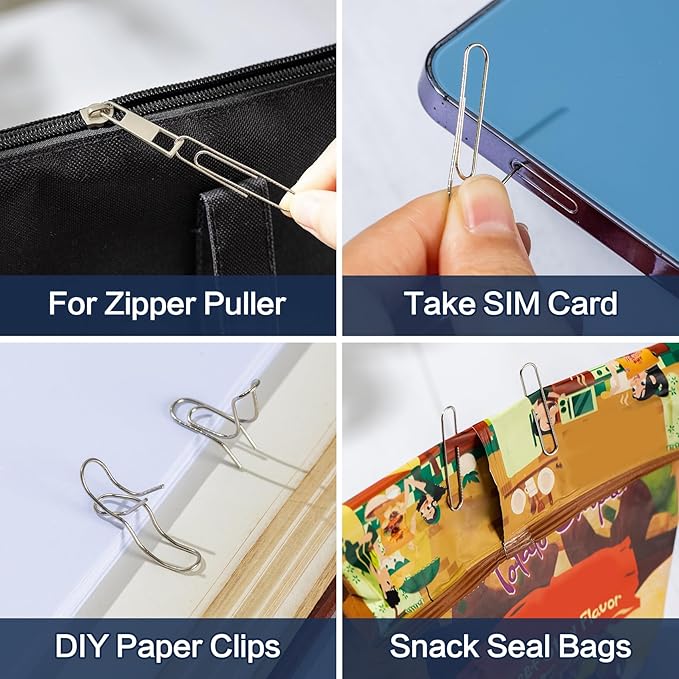 Deli #1 Nonskid Paper Clips, 600 Medium Paper Clips, 6 Boxes of 100 Each - Image 6