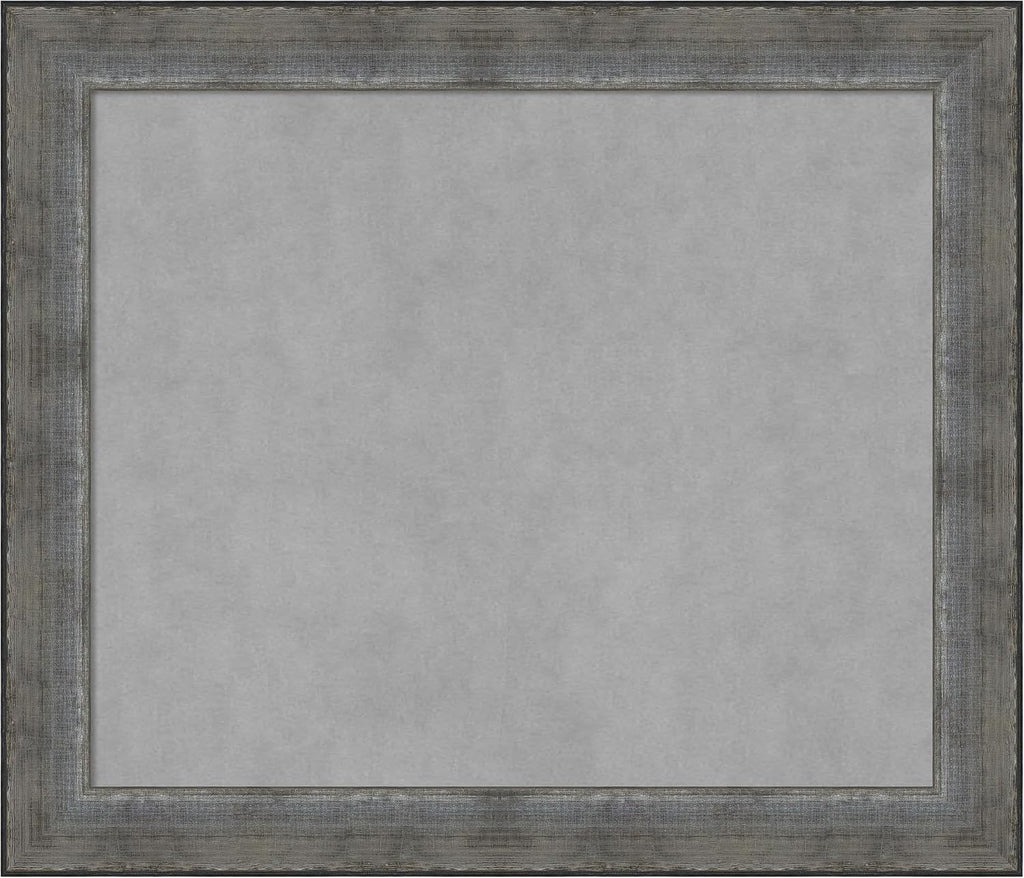 Amanti Art Silver Framed Magnetic Board 24x28 Medium Vision Board