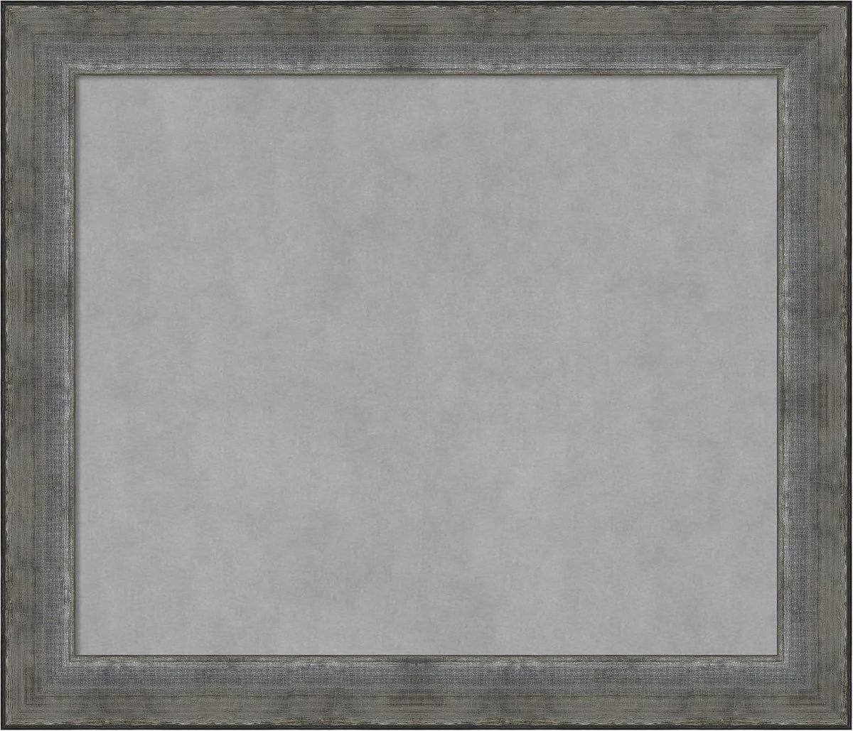 Amanti Art Silver Framed Magnetic Board 24x28 Medium Vision Board