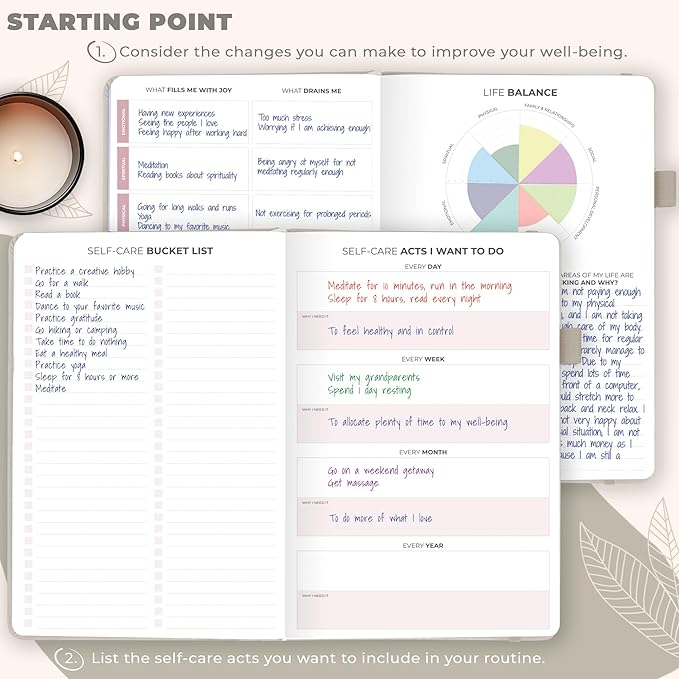 Clever Fox Self-Care Journal – Daily Reflection Notebook – Mental Health & - Image 2