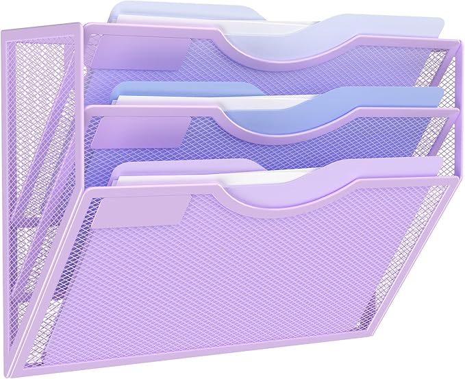 Kuntine.B Wall File Organizer Office Hanging Magazine Holder Wall File Organizer by KuntineB