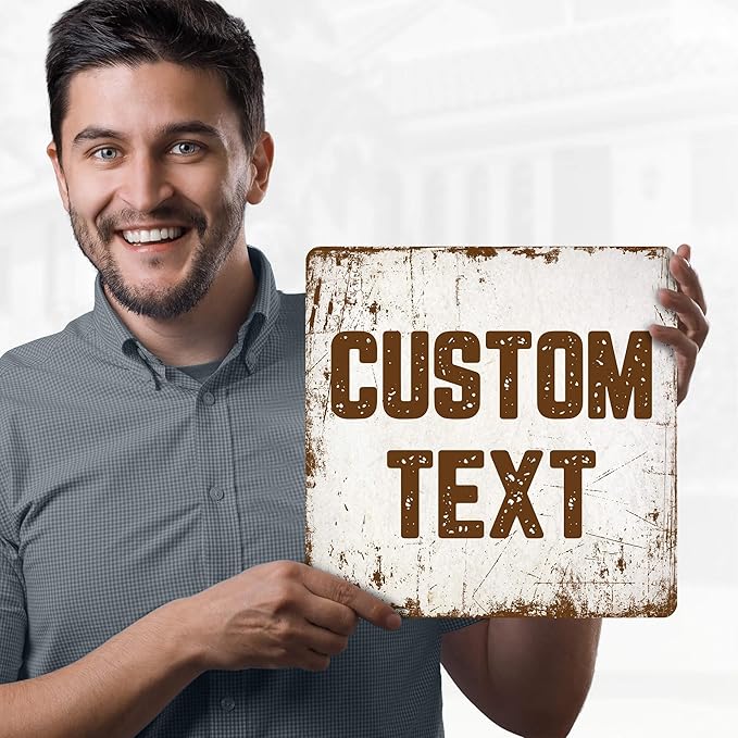 Custom Sign, Custom Street Sign, 11 Font Colors, 13 Font Styles, 4 Hole Options - Image 2