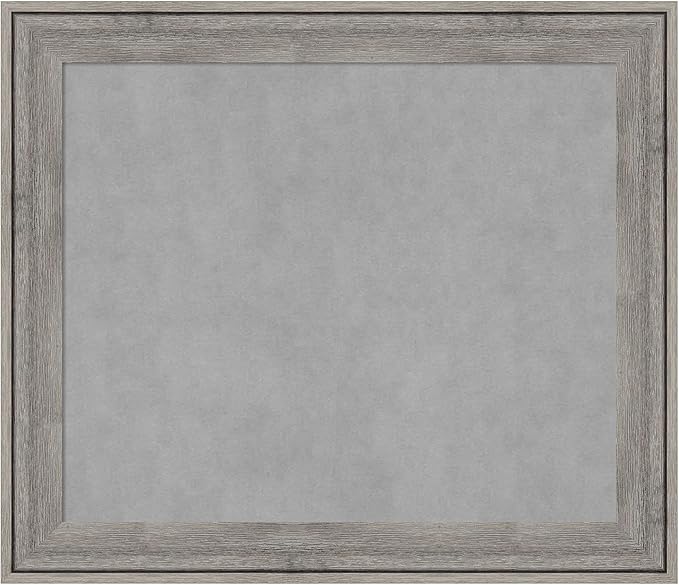 Amanti Art Grey Framed Magnetic Board 25x29 Medium Vision Board by AmantiArt