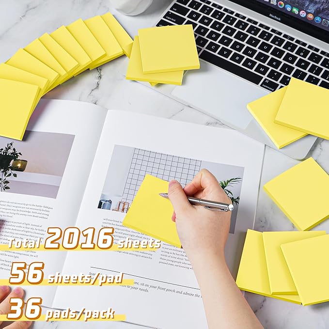 Sticky Notes 3x3 in Post, Strong Adhesive - Image 3