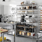 Regal Altair 24" Deep x 48" Wide x 86" Height Wire Shelving Kit | 8-Tier | NSF - Image 2