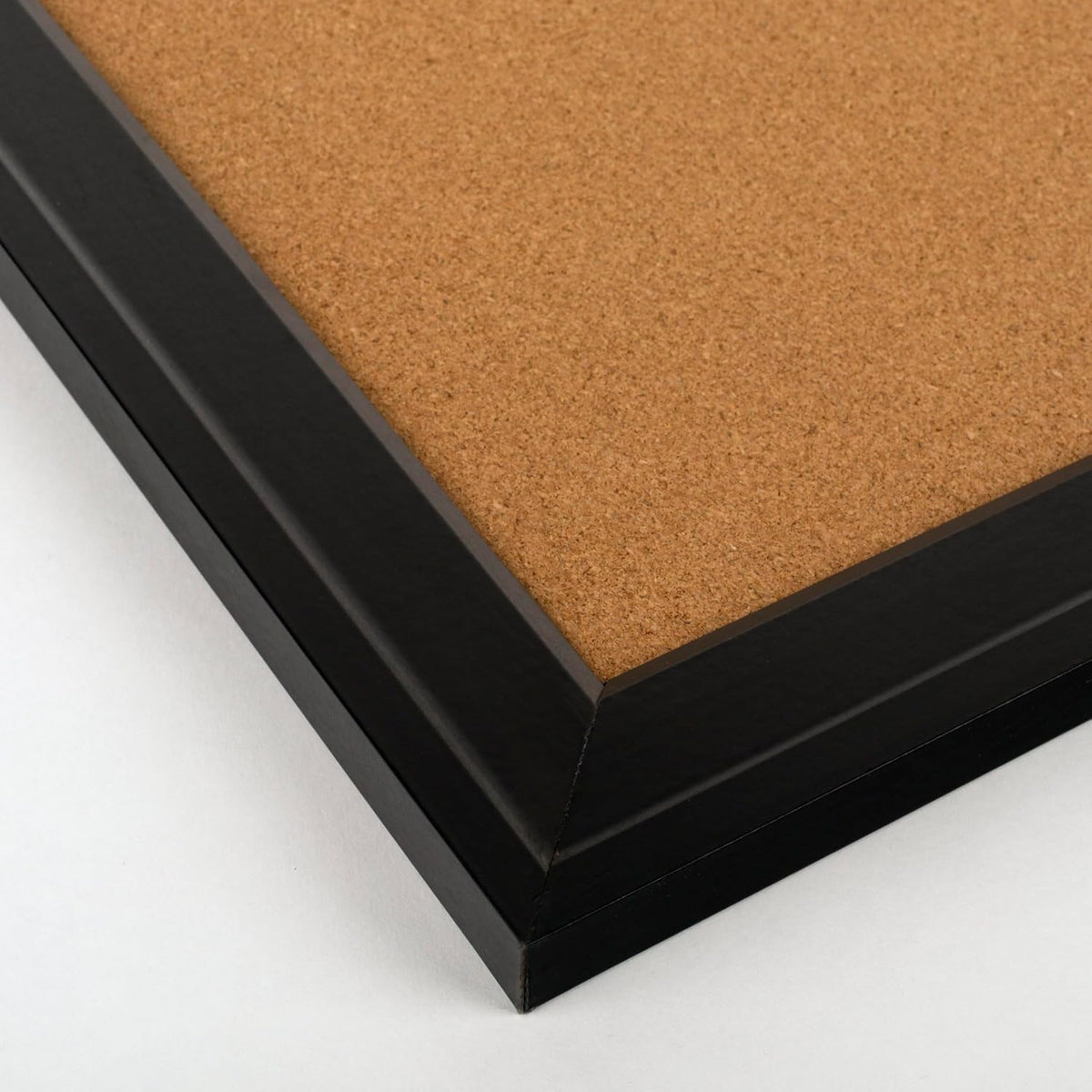 Quartet Cork Board Bulletin Board, 17" x 23", Framed Corkboard, Bla...