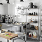 Regal Altair 18" Deep x 24" Wide x 74" Height Wire Shelving Kit | 5-Tier | NSF - Image 6