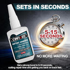 Medium-Thin Super Glue 4oz Clear Liquid CA Glue - Image 4