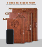 Biuwory Lined Journal Notebook for Women Men, 256 Pages B5 Large Hardcover - Image 2