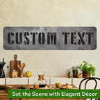 Custom Sign, Custom Street Sign, 11 Font Colors, 13 Font Styles, 4 Hole Options - Image 4