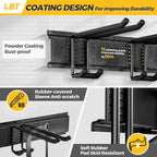 lbt 66" garage tool organizer wall mount, side view