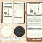 Eaasty 2 Pcs Leather Hunting Log Book Elk Hunting Journal Notebook - Image 3