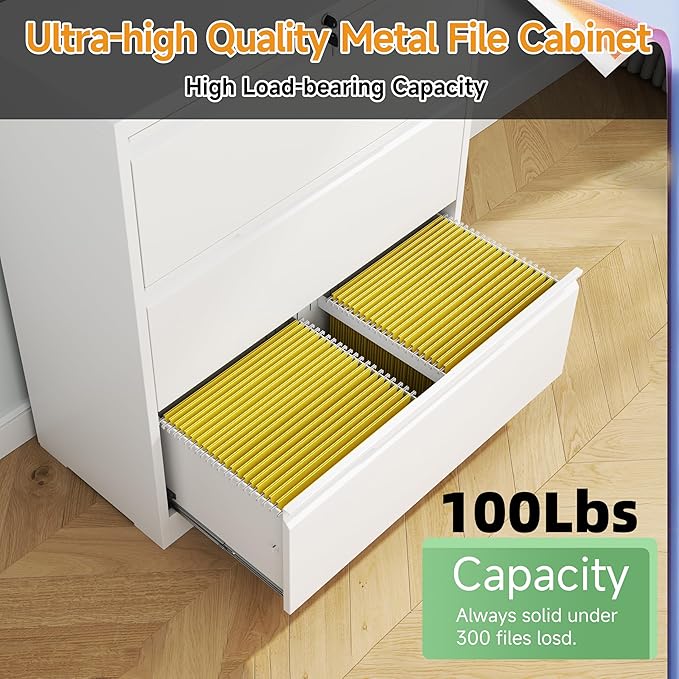 LONGLINK 3 Drawer Lateral File Cabinets - Image 5