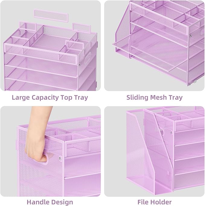 Marbrasse 5-Tier Desk Organizer - Image 3