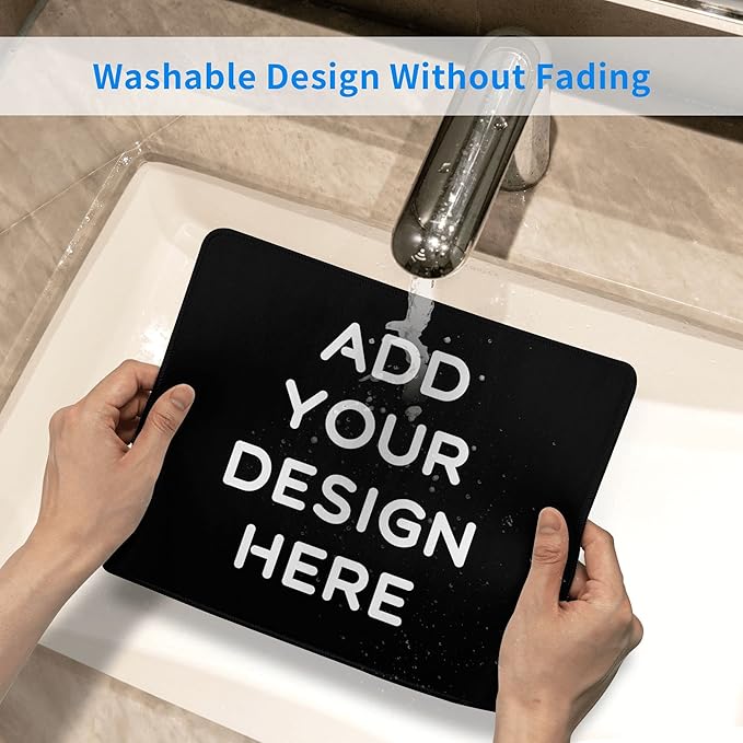 OHORTEB Custom Mouse Pad with Photo, Personalized Image Text Laptop Desk Mat - Image 5
