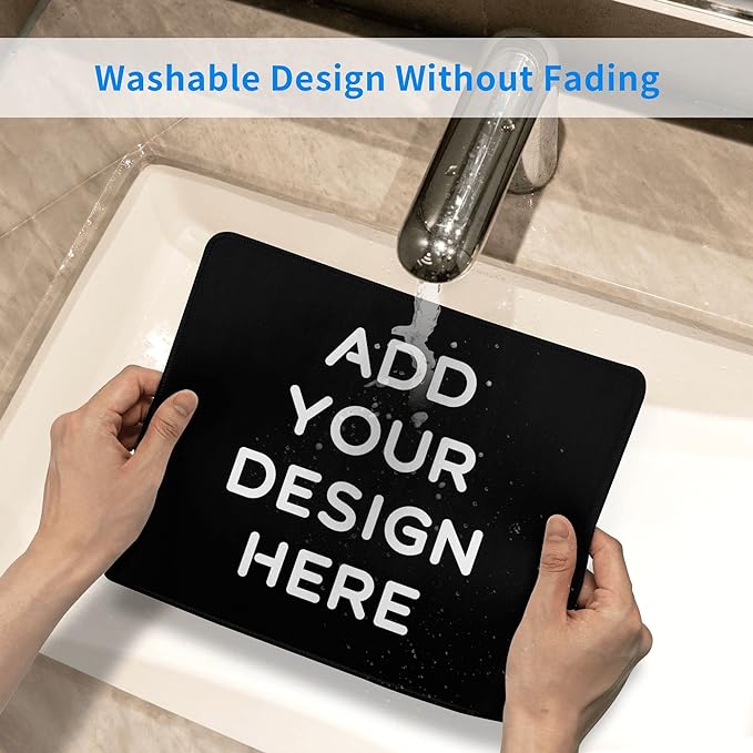 OHORTEB Custom Mouse Pad with Photo, Personalized Image Text Laptop Desk Mat - Image 5