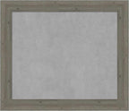 Amanti Art Grey Framed Magnetic Board 25x29 Medium Vision Board by AmantiArt