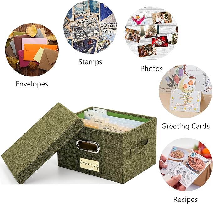 Remowith Greeting Card Organizer and Storage Box - Image 8