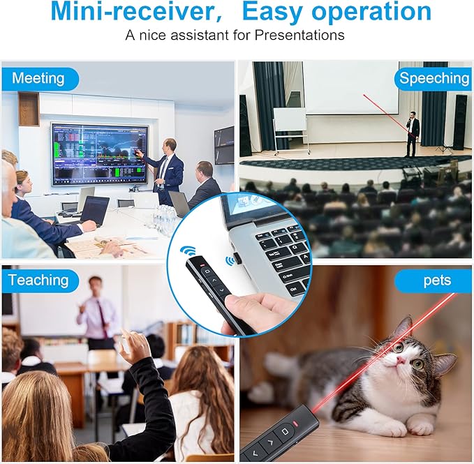 Wireless Presenter Remote, Presentation Clicker - Image 6
