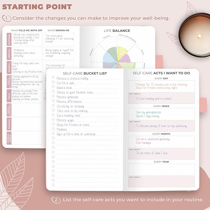 Clever Fox Self-Care Journal Pocket – Daily Reflection Notebook – Mental Health - Image 2