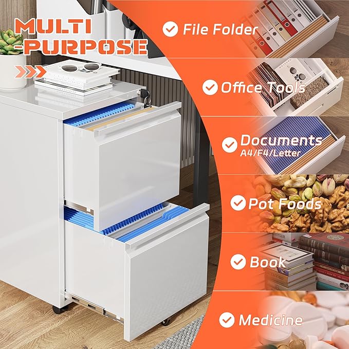INTERGREAT Mobile File Cabinet - Image 6