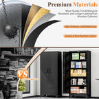 metal storage cabinets, 71" h steel locker cabinet showing dimensions