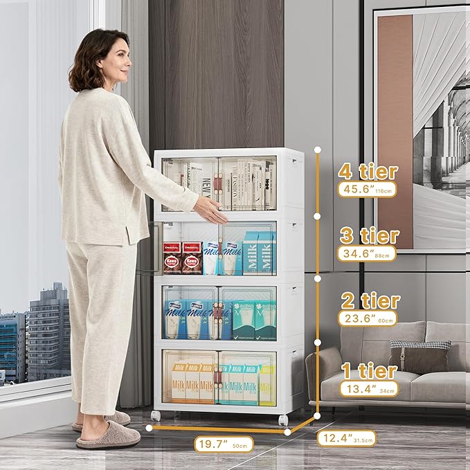 UAMFURI Extra Large Stackable Storage Bins - Image 3