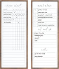 Sheffield Home Set of Two Family Planner Dry Erase Boards Featuring, Chore Chart