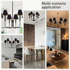 TAaMTYH small lamp shade chandelier shades set of 3，Fabric Lampshade - Image 6