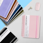 ABERLLS Pink Lined Spiral Journal Notebook - Image 6
