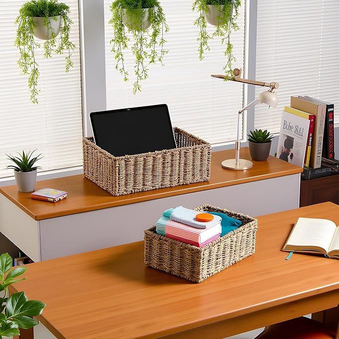KOLWOVEN Magazine Display Holder- Mail Organizer Countertop- Mail Holder l Bill - Image 5