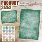 TaoBary 160 Pcs Stationery Paper Set 50 Double Sided Stationery Papers - Image 3