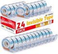 WOSWEL Tape Refills with Dispenser, 24 Roll Invisible Tapes, 3/4 Inch X 600 in by WonderfulOptions