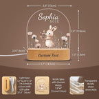 7GEEFT Personalized Baby Gifts for Kids, Custom Animal Acrylic Plaque Sign Name - Image 5