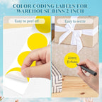 2 Inch Round Color Coding Labels - Image 4