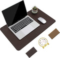 YSAGi Non-Slip Leather Desk Pad, Waterproof Laptop Computer Desk Keyboard Mat by YSAGi