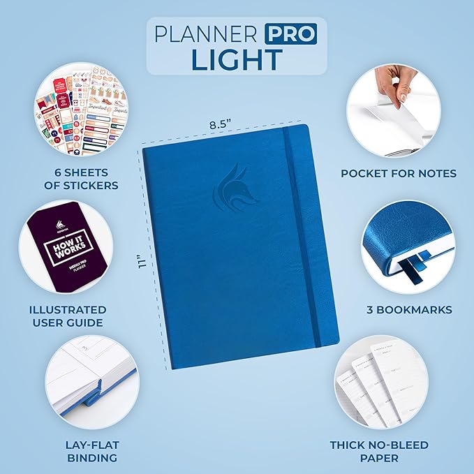 Clever Fox Planner PRO Light – Weekly & Monthly Life Planner to Increase - Image 2