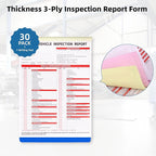 30-Pack Annual Vehicle Inspection Report Form, 3-Ply Carbonless Form and - Image 3