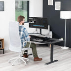 VIVO 36 inch Desk Converter, K Series, Height Adjustable Sit to Stand Riser - Image 8