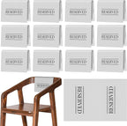 Buryeah 12 Pcs Reserved Seating Signs by Buryeah