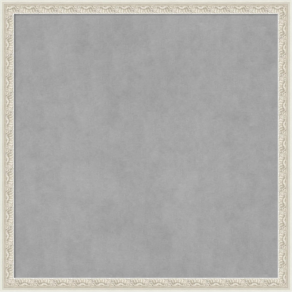 Amanti Art Silver Framed Magnetic Board 26x26 Medium Vision Board