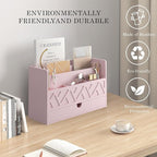 Wisuce Bamboo Mail Organizer Countertop Desktop - Image 5