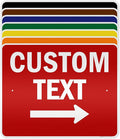 Custom Arrow, Custom Directional Sign, Right Arrow, 24x30 Inches, 3M EGP by MySignCenter