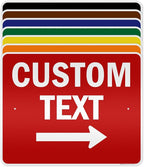 Custom Arrow, Custom Directional Sign, Right Arrow, 24x30 Inches, 3M EGP by MySignCenter