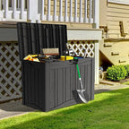 Yardgrace 50 Gallon Lockable Resin Outdoor Storage Box, Waterproof & Weather - Image 4