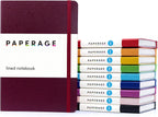 PAPERAGE Lined Journal Notebook, 10 Pack, 160 Pages, Medium 5.6 in x 8 in