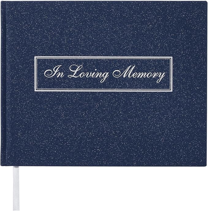 Spacobo Funeral Guest Book for Memorial Service in Loving Memory Guest Book for by Spacobo