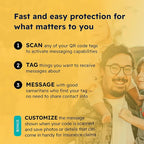 Lost Item QR Code Stickers | Customizable QR Code Labels - Image 5
