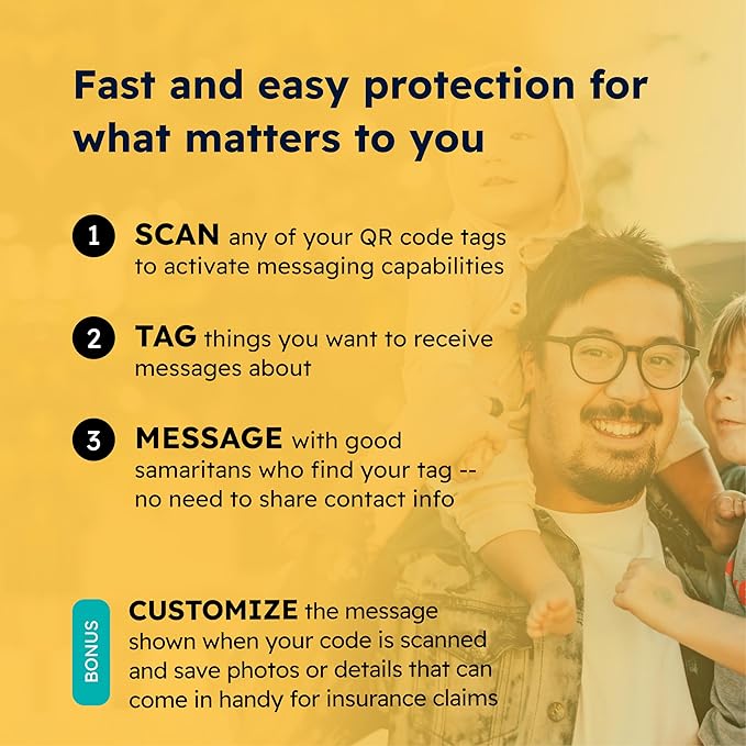 Lost Item Labels | Secure, Private Messaging Tags - Image 5